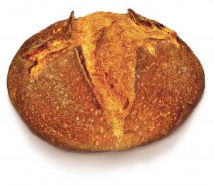 Frozen Par-baked ORGANIC Pugliese Bread with reground durum wheat flour 453g